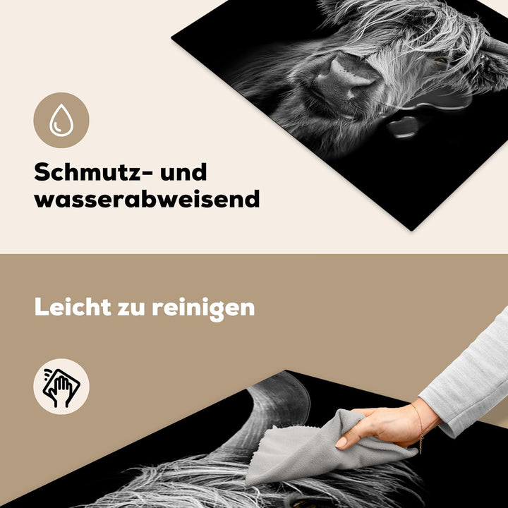 Herdabdeckplatte Einteilig Induktionsmatte Küche Abdeckung Ceranfeld Herd Abdeckplatte Vinyl Matte A