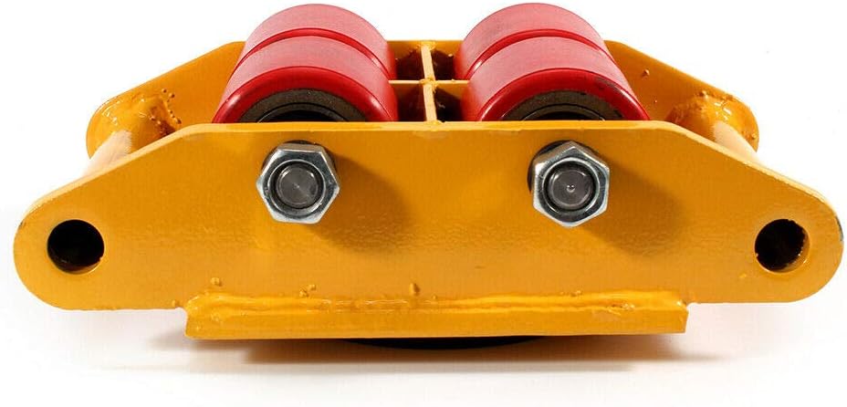 WUPYI2018 Transportfahrwerk 6T Schwerlastrollen Panzerrollen Fahrwerk Rollen Roller 13200lb Transpor