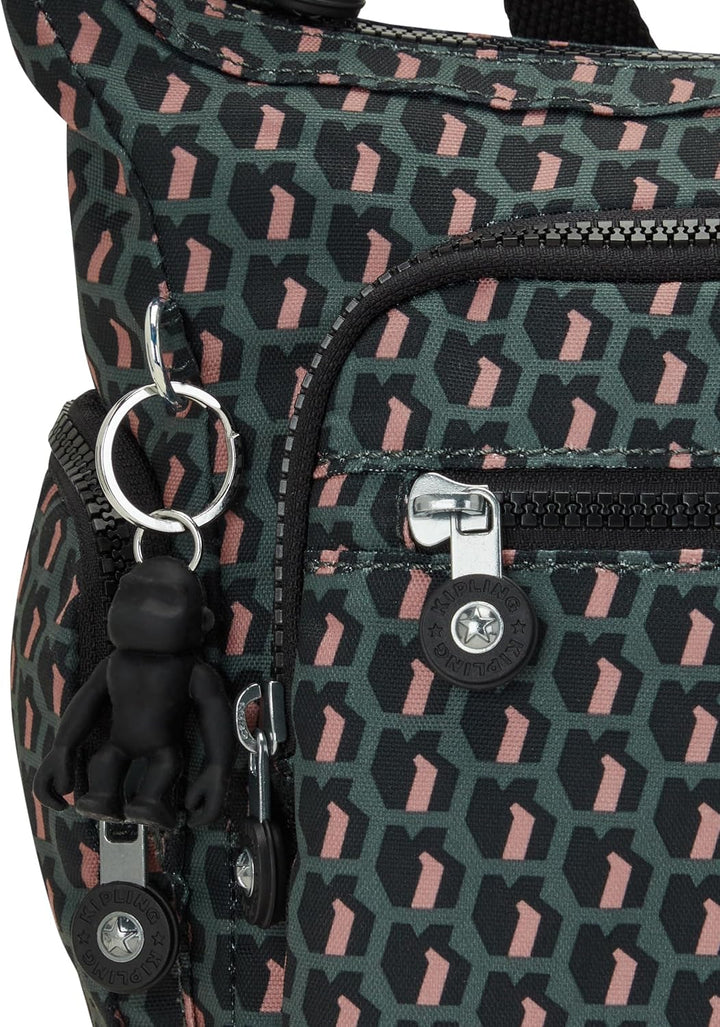 Kipling Unisex's Gabbie S Luggage-Messenger Bag, 3D K Pink, One Size Einheitsgrösse 3d K Pink, Einhe