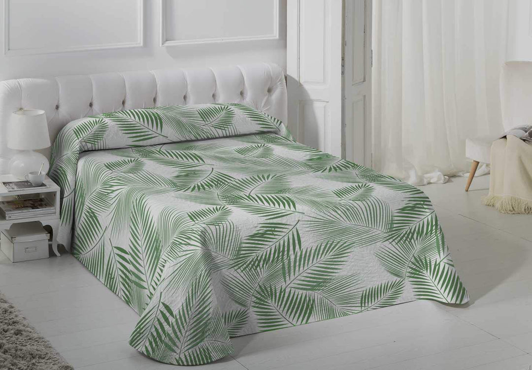 VIALMAN Tagesdecke Bouti, leicht 105x190 cm grün, 105x190 cm Grün