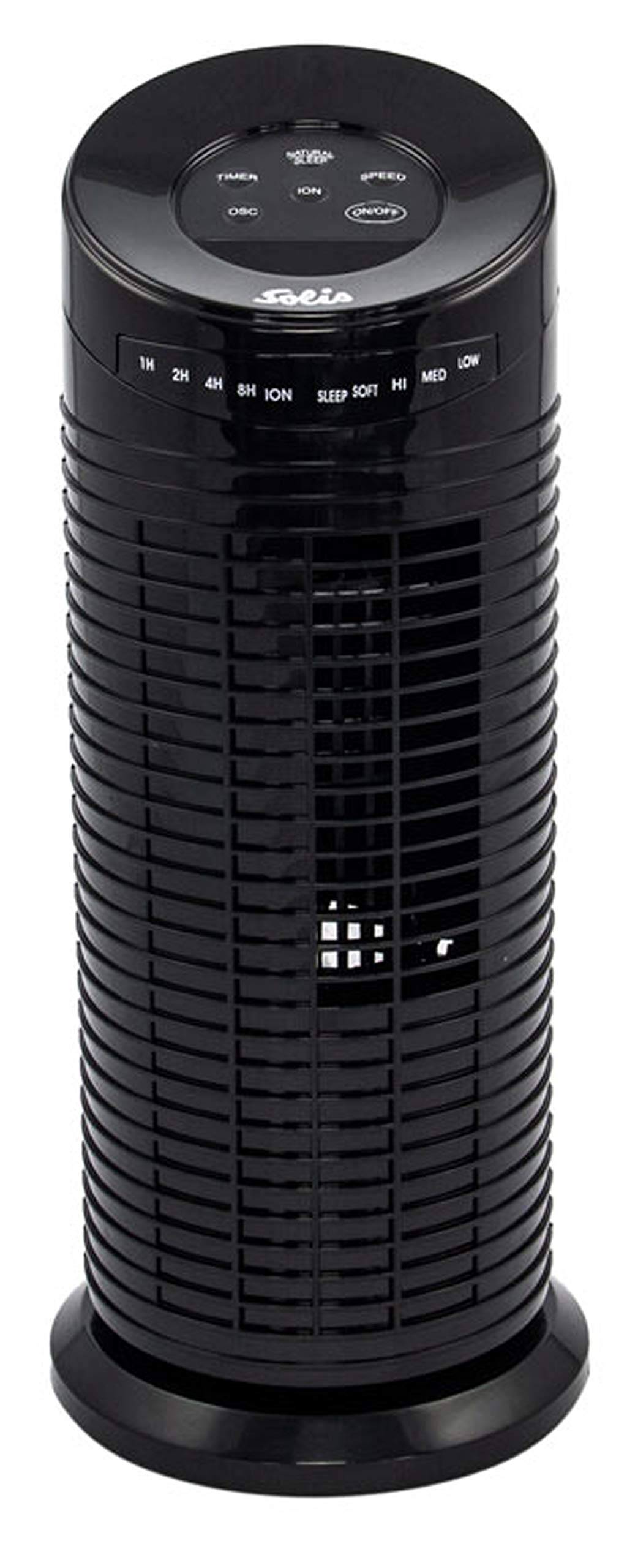 Solis Turmventilator 749 mit Ionengenerator und Schwenkfunktion - Tower Ventilator - 43 cm Höhe - Sc