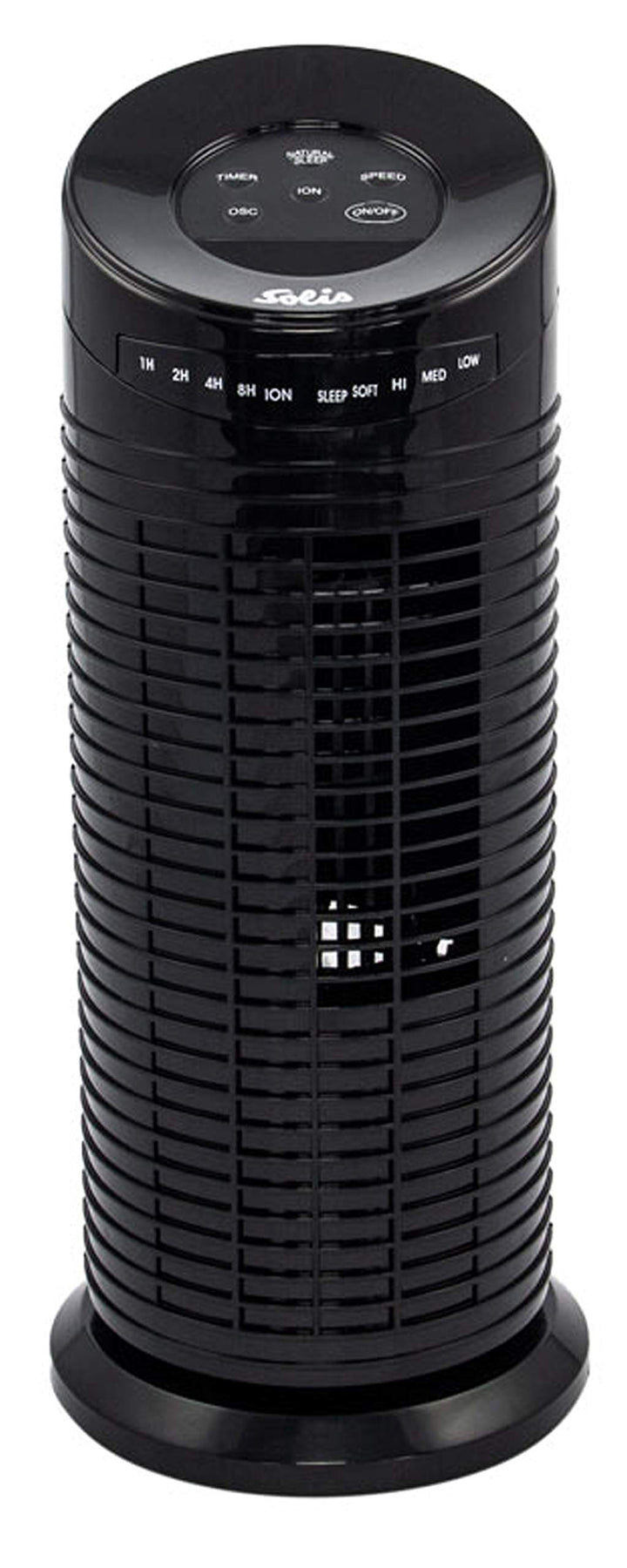 Solis Turmventilator 749 mit Ionengenerator und Schwenkfunktion - Tower Ventilator - 43 cm Höhe - Sc