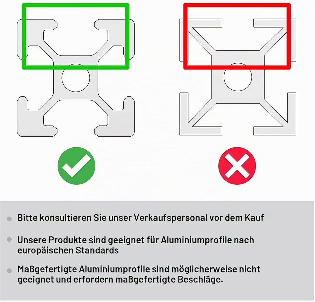 iMetrx 26 Stück 30x30 Aluprofil Aluwinkel Eckverbinder Aluprofil 30x30 Winkel (Silber) von 3030 Silb