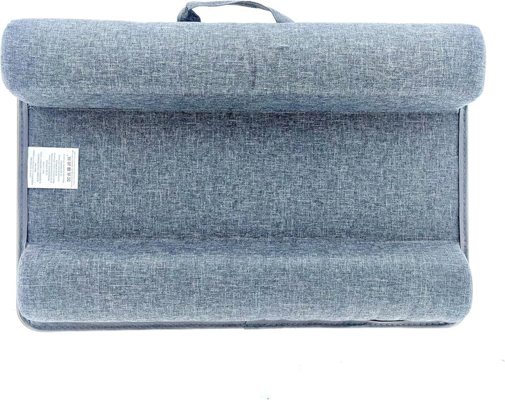 Laptopkissen Knietablett, Laptop Unterlage mit Mauspad, Laptop Kissen in Holz Optik, Kissentablett,