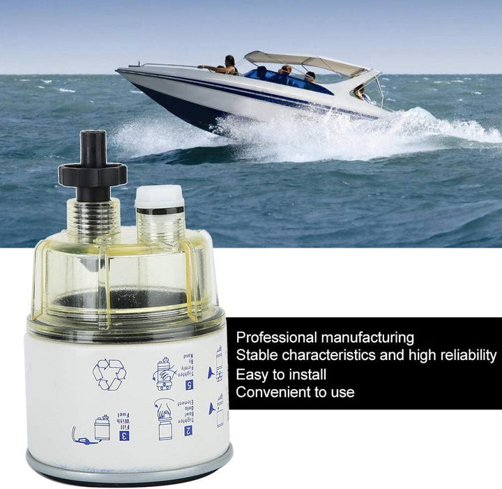 Kraftstofffilter, R12T Universal Boat Marine Yacht Kraftstoff-Wasserabscheiderfilter
