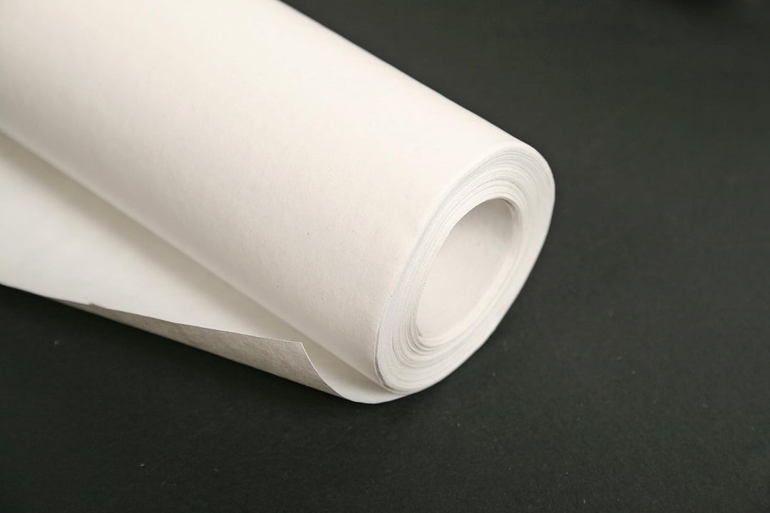 Clairefontaine 595701C Rolle Kraftpapier (ideal für Trockentechnicken, 50 x 1 m, 60 g) weiss 50x1m,