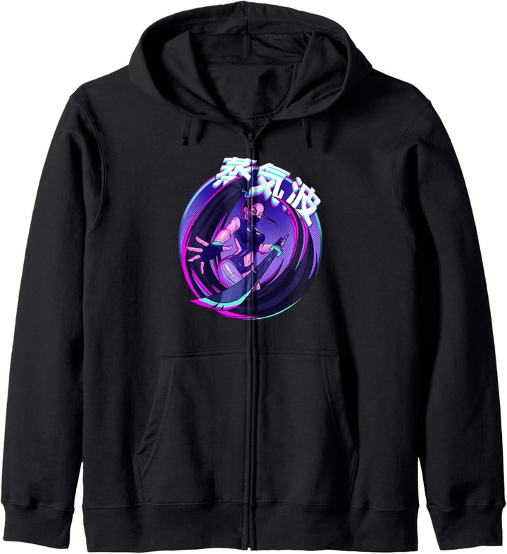 Anime-Cartoon-Mädchen Kapuzenjacke