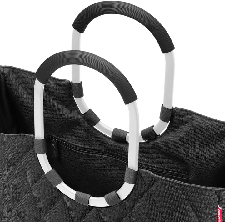 reisenthel loopshopper L – Stabile Tasche mit praktischen Fächern aus recycelten PET-Flaschen – Char