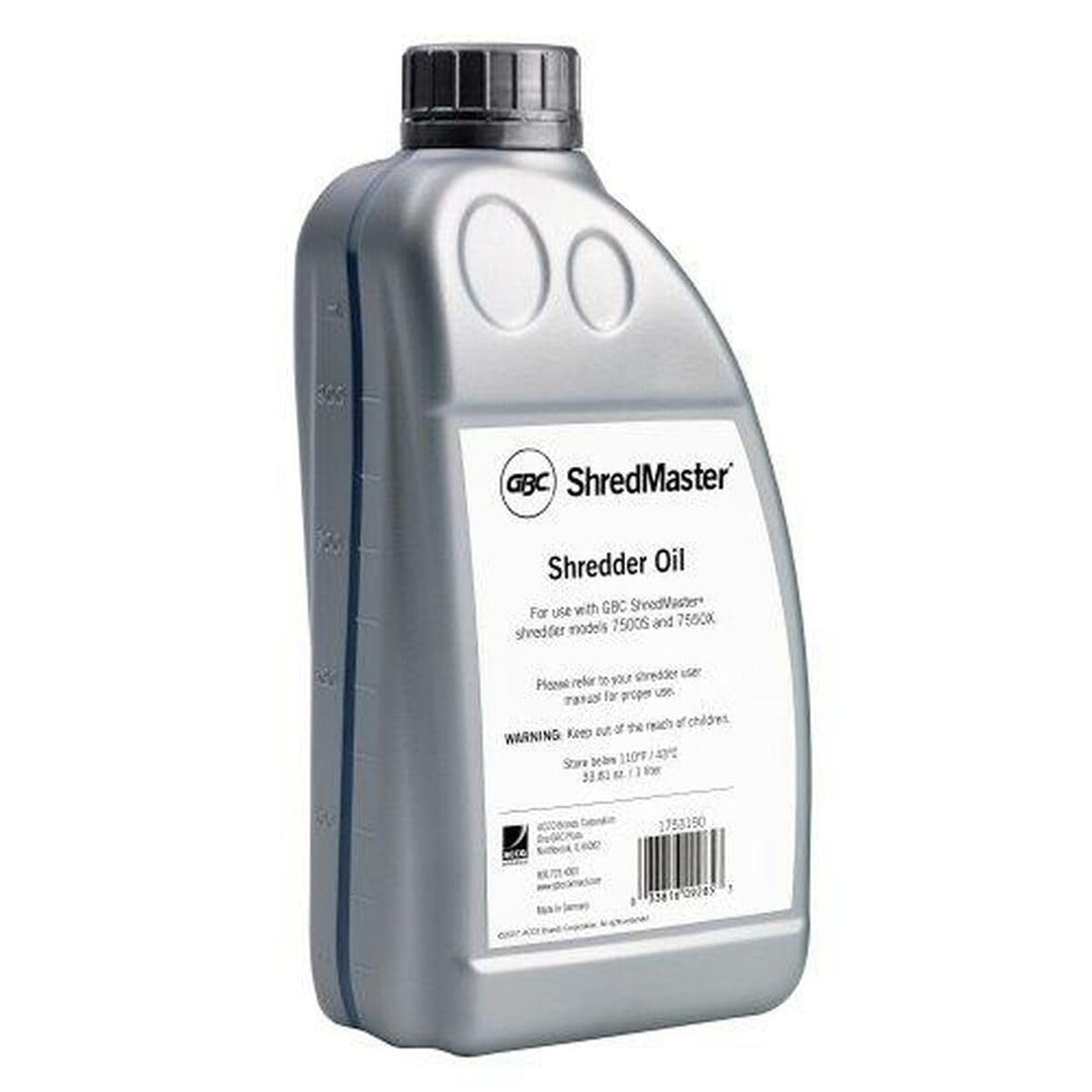 Rexel Öl für Aktenvernichter 7500S/7550X, 1 Liter, Zur Aktenvernichter-Wartung, 4400050 1L, 1L