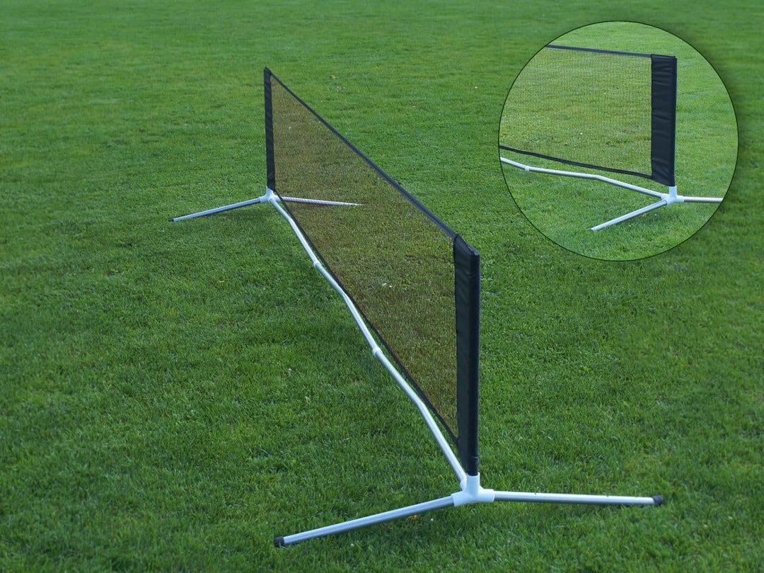 ELF Sports Fussball-Tennis Netz, 6,00 m mit Standfüssen
