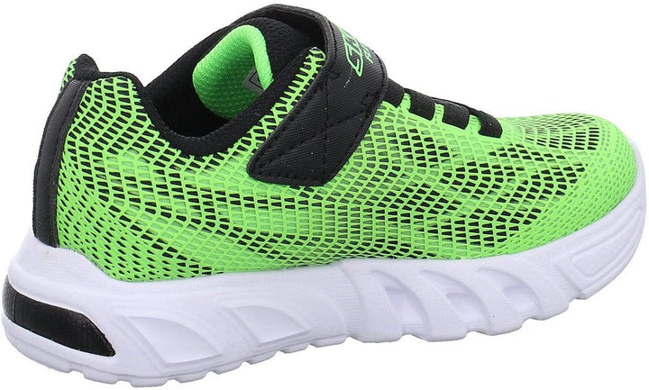 Skechers Kid Master-Artikel Flex Glow Elite blau, 28 EU Lime Synthetic Black Trim