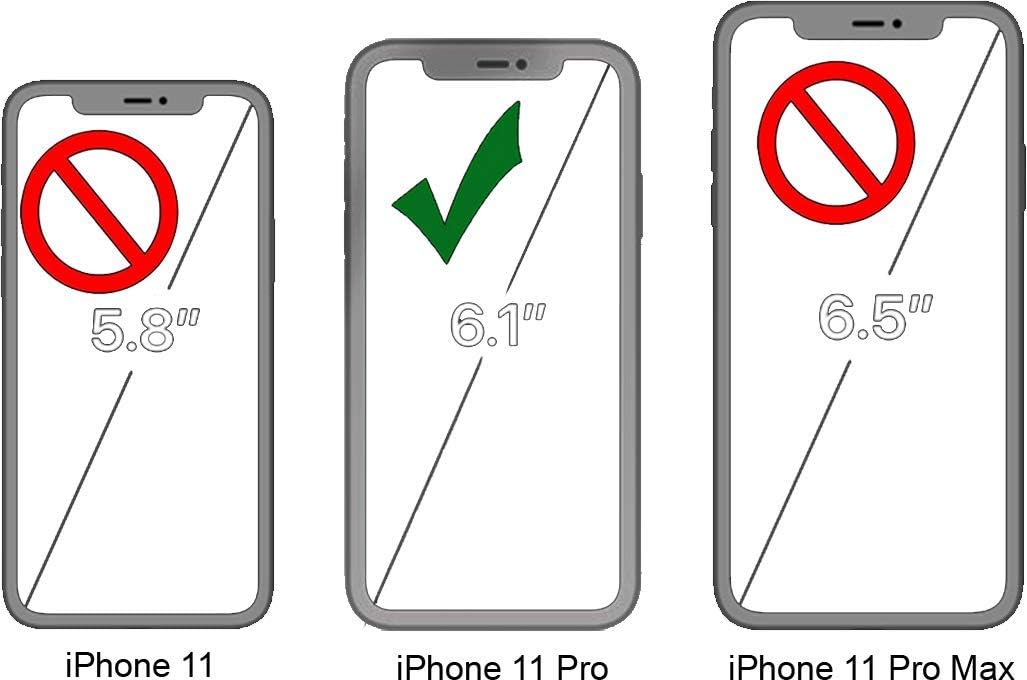 STILGUT Hülle kompatibel mit iPhone 11 Pro Case aus Leder, Premium Lederhülle, dünn - Cognac iPhone