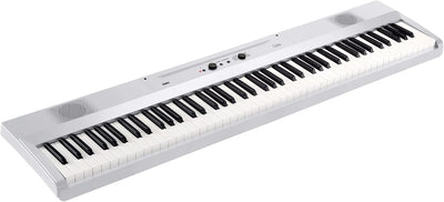 Korg – Liano L1 – Tragbares Digitalpiano mit Hochwertiger Soft-Touch-Tastatur – Perlweiss White, Whi