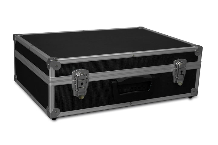 GORANDO® Transport-Koffer in schwarz mit Aluminiumrahmen für Werkzeuge, Kamera, Messgeräte | Schaums