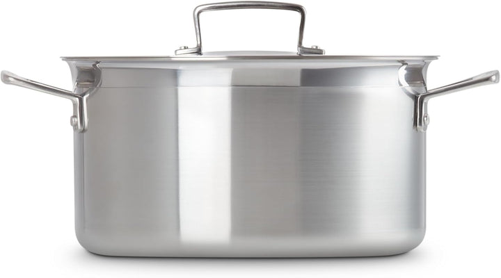 Le Creuset Fleischtopf aus 3-ply Edelstahl mit Deckel, Ø 24 cm, Für alle Herdarten inkl. Induktion g