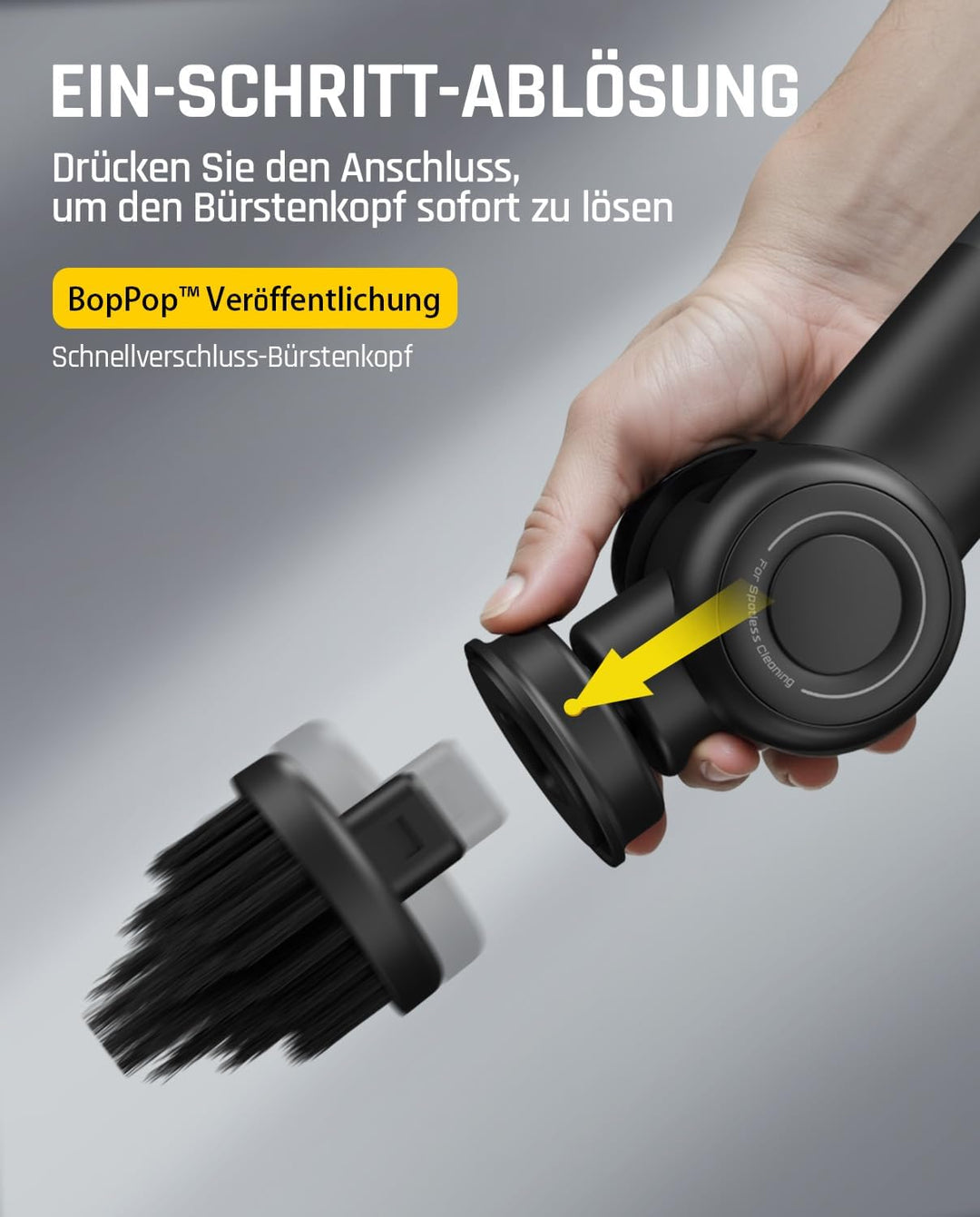 Fanttik Flip G9 Pro Elektrische Reinigungsbürste, VoltiPulse Motor, Dual-Speed, 6 Bürstenköpfe, Flex