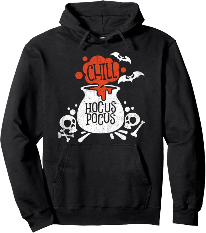 Hocus Pocus and Chill Shirt - Lustige Halloween Hexe Pullover Hoodie