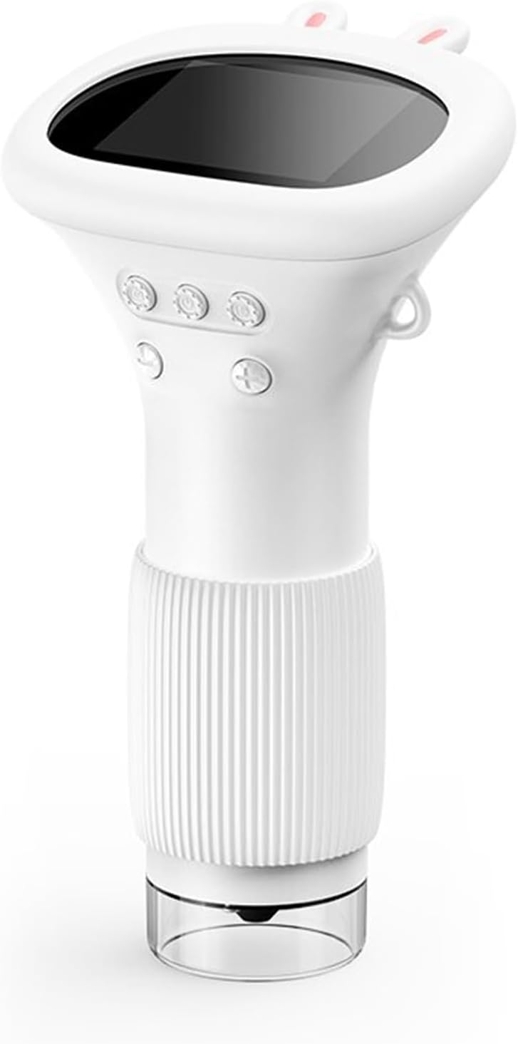 Mikroskop, Handheldmikroskop 2MP 2 Zoll -Bildschirm mit Einstellbaren 8 LEDs für Insektenfedernhaare