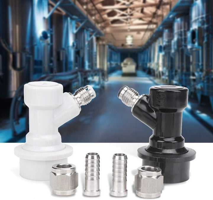 Keg Anschluss Plastic Ball Lock, MAGT 4PCS-Ball-Lock-Anschluss Keg-Armatur Wein Bier Making Home Bre