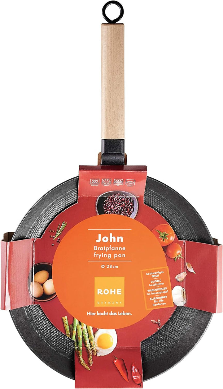ROHE Bratpfanne John aus Edelstahl hergestellt, in der Grösse: 20cm, 202283-20 20 cm, 20 cm