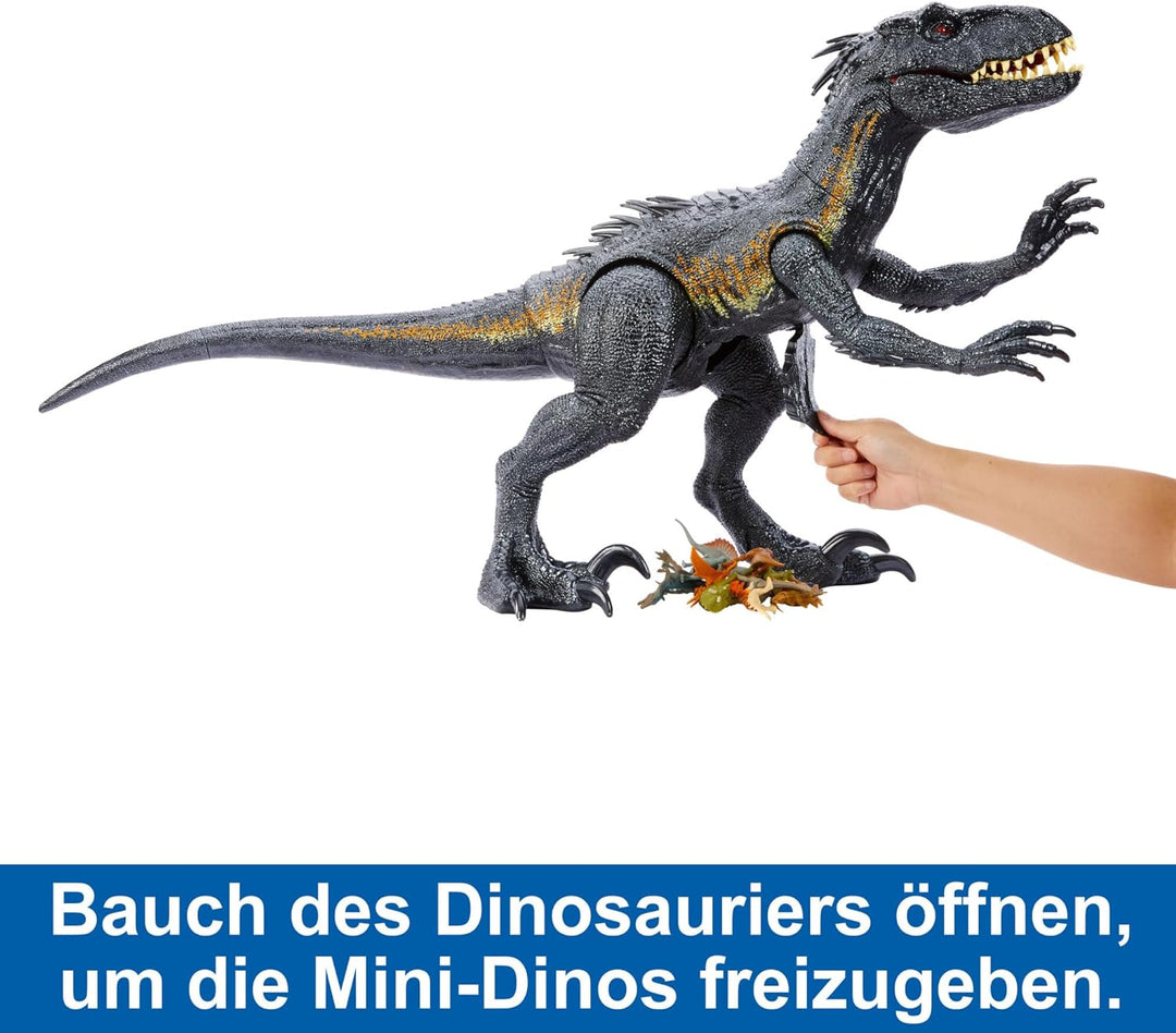 JURASSIC WORLD Das Gefallene Königreich - Riesendino Indoraptor, verschlingt bis zu 20 Minifiguren,