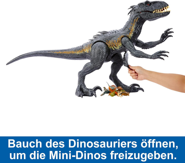 JURASSIC WORLD Das Gefallene Königreich - Riesendino Indoraptor, verschlingt bis zu 20 Minifiguren,
