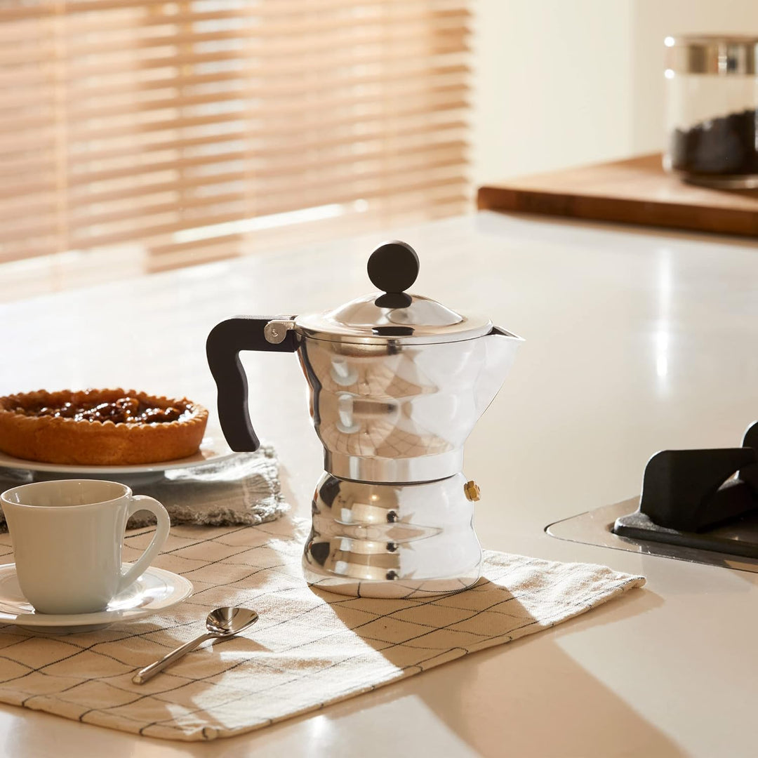 Alessi AAM33/3 Moka Espressokaffeekanne 3Tassen 3 Tassen, 3 Tassen