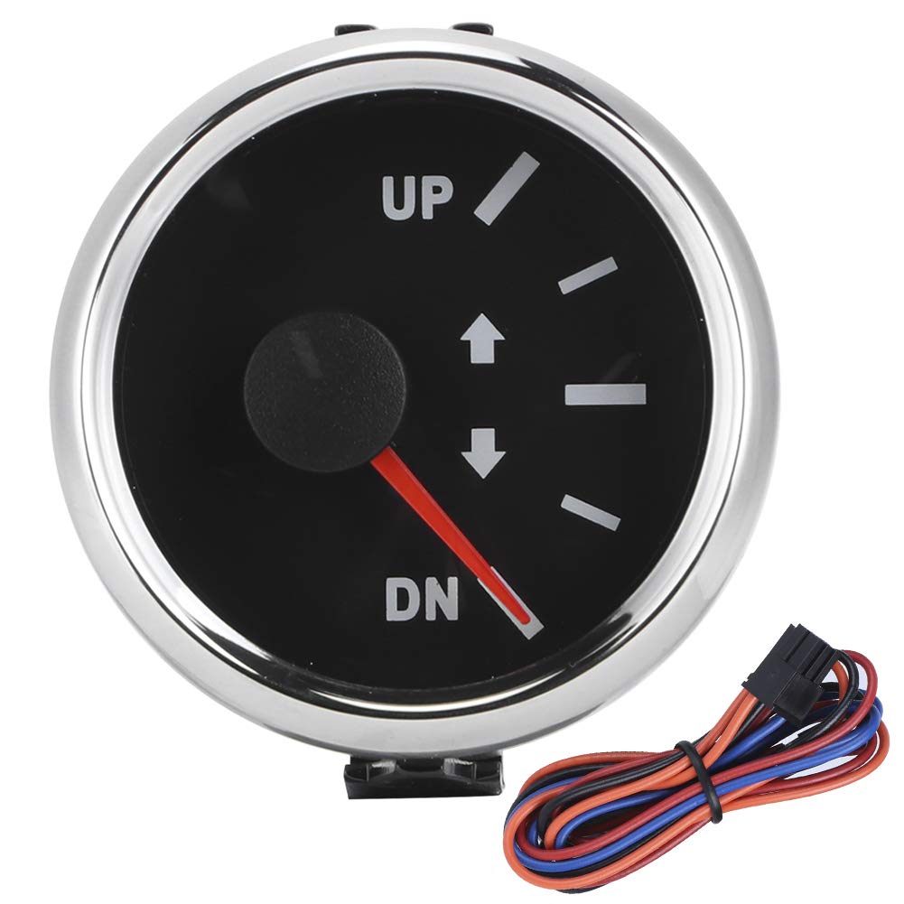 Trimmanzeige,52 mm UP-DN-Trimmanzeige für Boote 0-190 Ohm Trimmanzeige für Marineboote Kit Trimm-Nei
