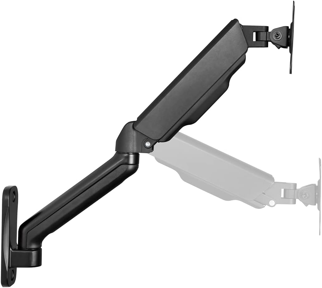 LogiLink BP0145 - Monitorwandhalterung, 17–32", Gasdruckfeder, 90–540 mm, Schwarz