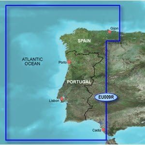 GARMIN BLUECHART G2 HXEU009R PORTUGAL & NORTHWEST SPAIN EU009R - Portugal Espagne Nord Ouest, EU009R