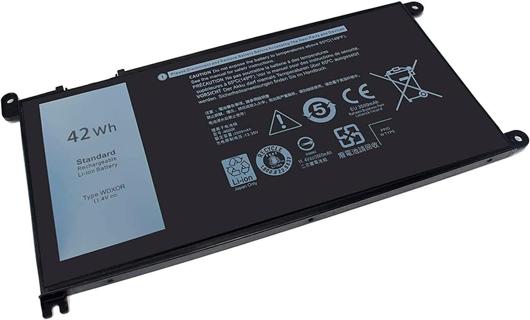 11.4V 42Wh Laptop Akku WDX0R WDXOR für Dell Inspiron 13 5368, 5378, 7368, 7378, Inspiron 15 5568 756