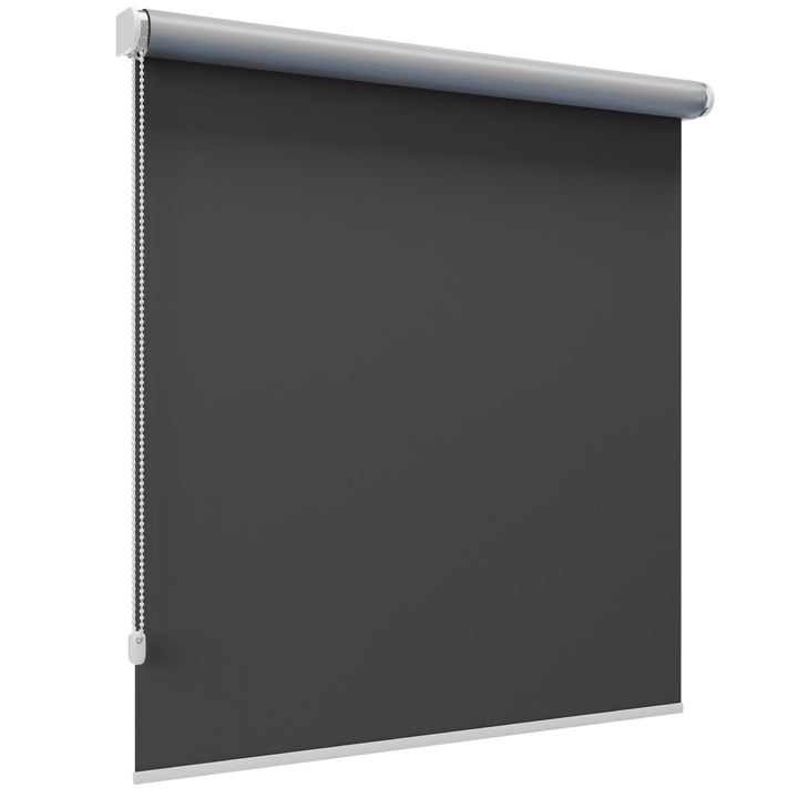 schattenfreu.de Rollo XL nach Mass | Zum Anschrauben an der Wand oder Decke | Thermo Blackout | Für