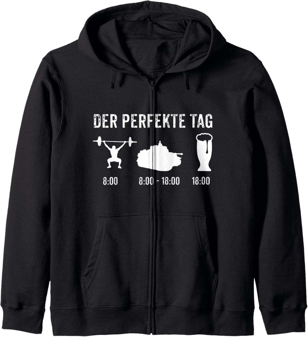 Lustiges Soldat Panzer Panzerfahrer Bundeswehr Geschenk Kapuzenjacke