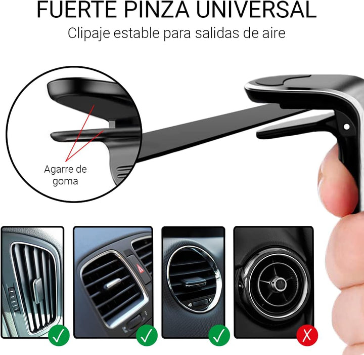 AIKLO Handyhalterung Auto Magnet | Universal Magnetische Handy Ständer für iPhone oder andere Smartp