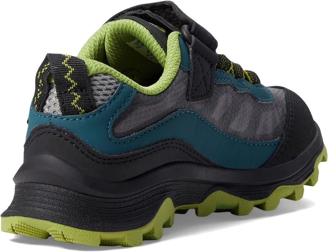 Merrell Unisex Kinder Moab Speed Low A/C WTRPF Wanderschuh 35 EU Deep Green Black, 35 EU Deep Green