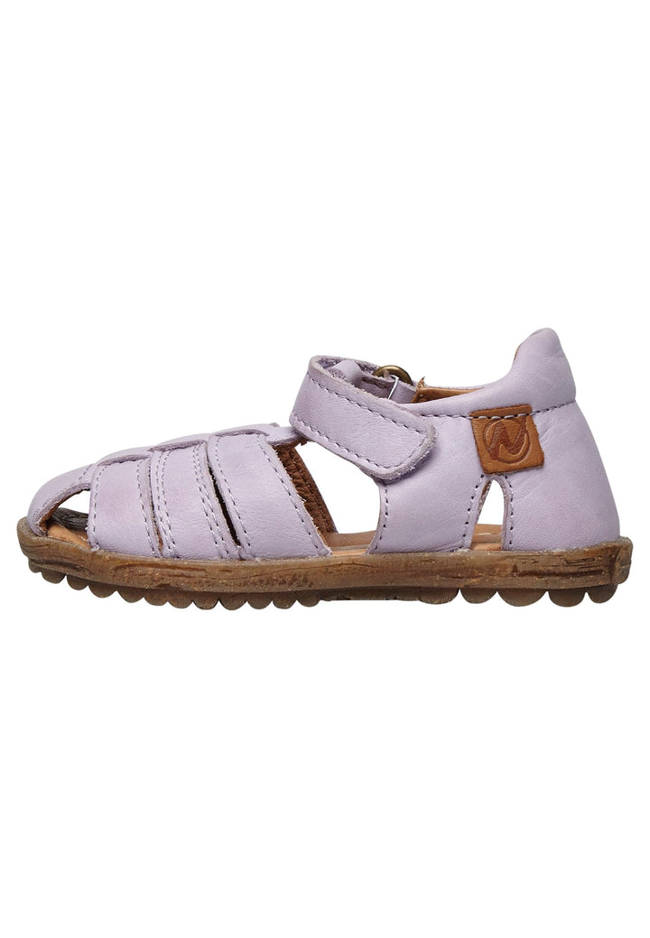 Naturino SEE-Halb geschlossene Sandalen aus laminiertem Leder-Rosa 21 EU Flieder, 21 EU Flieder
