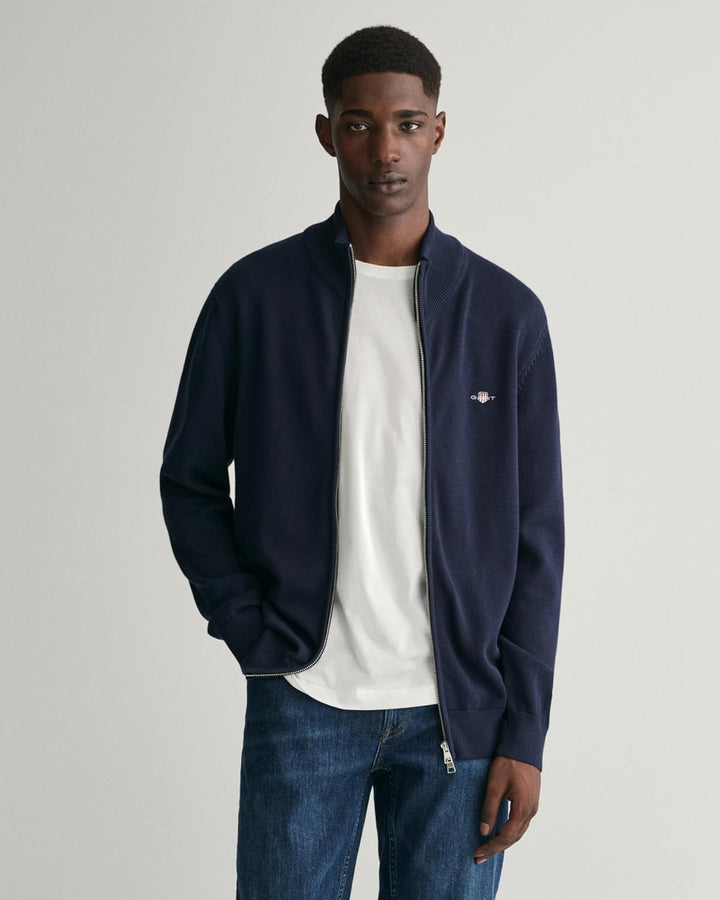 GANT Herren Strickjacke 5XL Blu, 5XL Blu