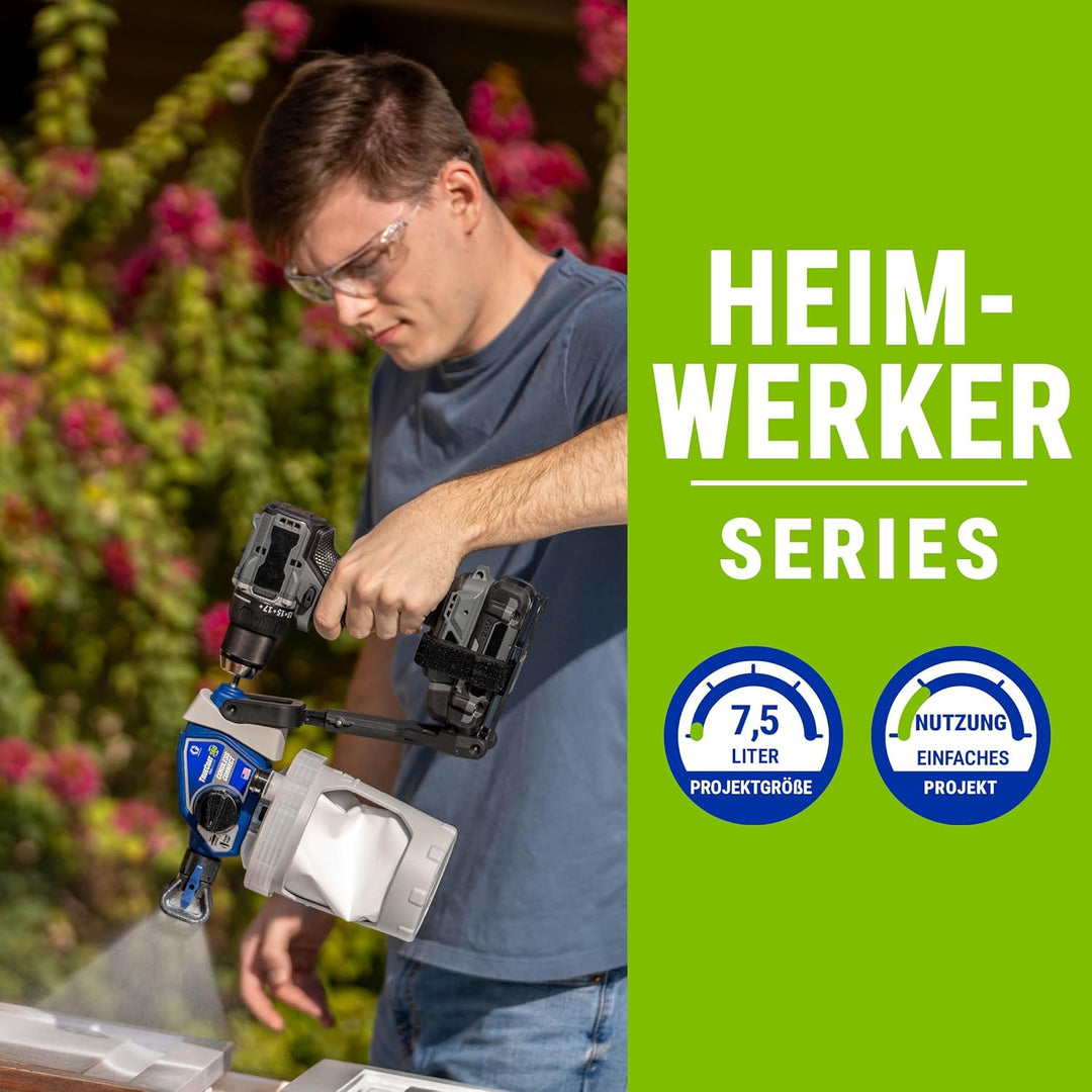 Magnum by GRACO 26D361 TrueCoat 360 Cordless Connect, Handheld Cordless Airless-Farbsprüher, Bohrspr