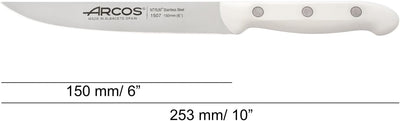 Arcos Series Artika - Messerblock mit Messer 4 Stück - Edelstahl NITRUM - HandGriff weiss - Universa