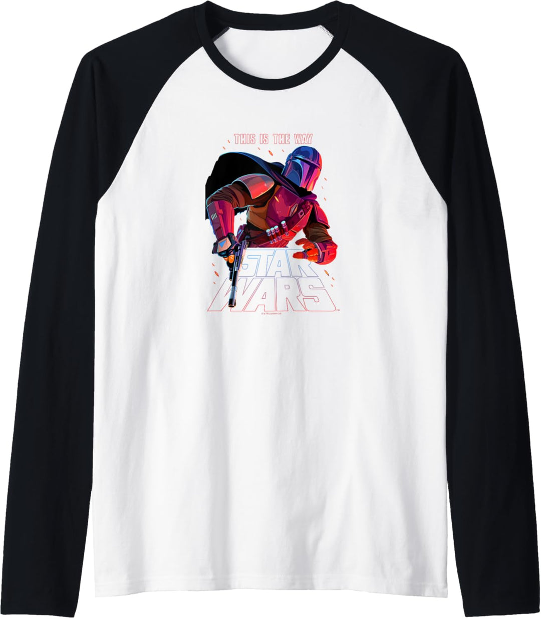Star Wars: The Mandalorian Mandalorian Night Ranger Red Raglan