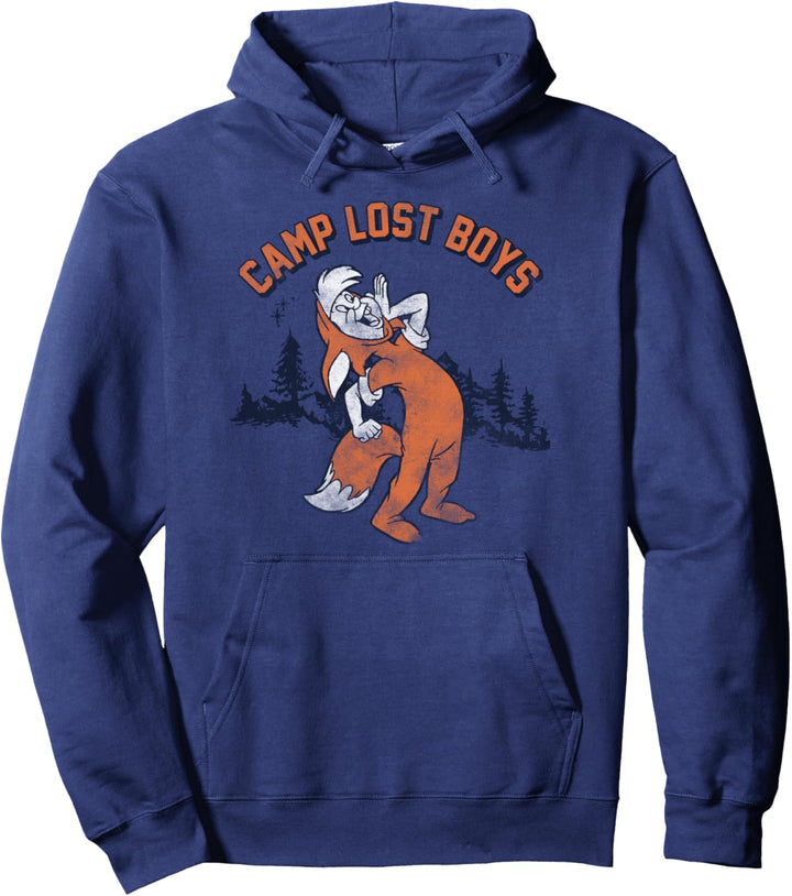 Disney Peter Pan Fox Slightly Camp Lost Boys Pullover Hoodie
