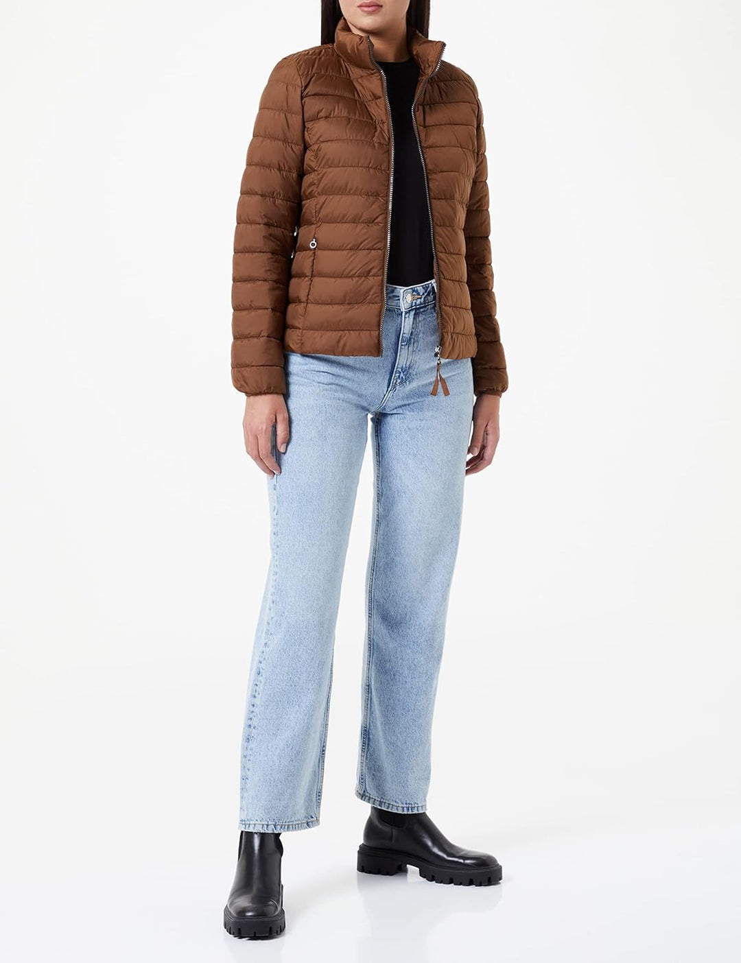 s.Oliver Damen Jacke Langarm 38 Brown, 38 Brown