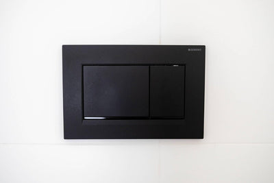 Geberit, Sigma30 115.883.16.1 Betätigungsplatte 2 Mengen, schwarz matt, 115883161 Single, Single