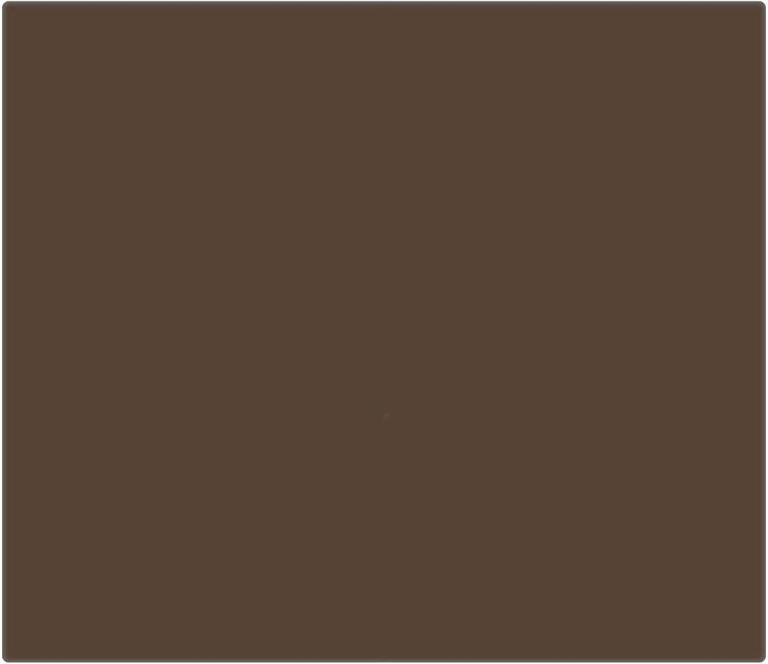 banjado® Herdabdeckplatte Glas 1-teilig 60x52 cm/Schneidebrett Herdabdeckung mit Motiv Schokobraun/H