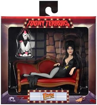 NECA - Elvira Toony Terrors: Elvira auf der Couch, 15,2 cm grosse Actionfigur