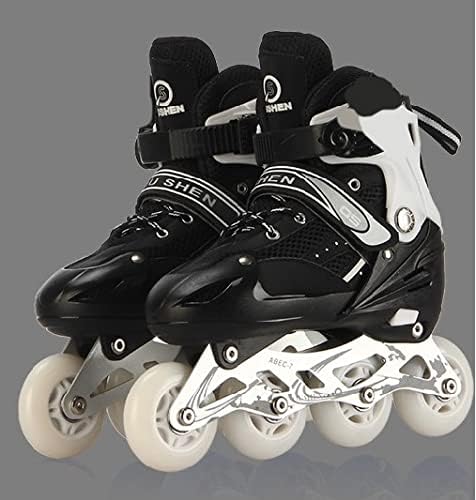 Verstellbare Inline-Skates mit leuchtenden Rädern für Kinder und Erwachsene, für Mädchen und Jungen,