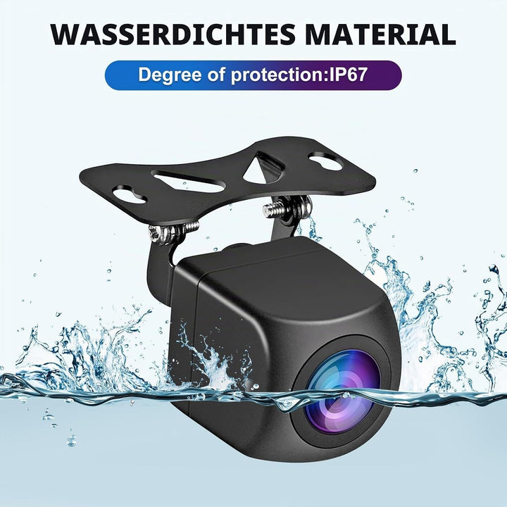 AHD 1080P Rückfahrkamera, 180° Super Weitwinkel, IP68 Wasserdicht, Universal Für Auto, SUV, Wohnmobi
