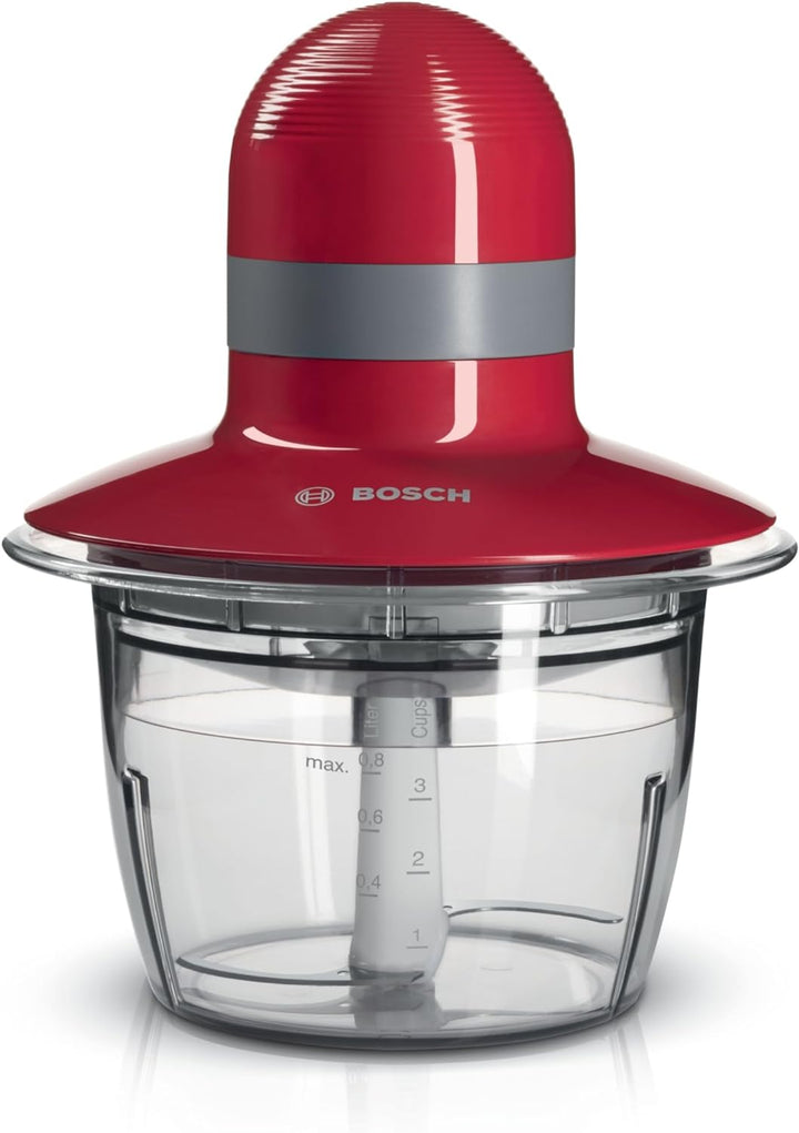 Bosch MMR08R2 Universal Zerkleinerer chopper, Kunststoff, Rot, 400 W 400 W Mixbecher 800 ml