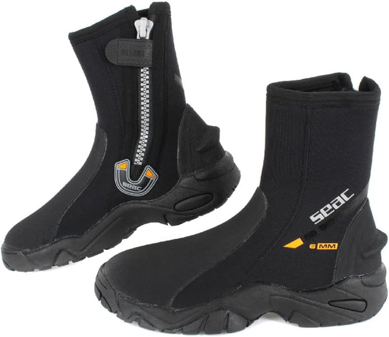 Seac PRO HD Diving Boots, Neopren Füssling für Geräteflossen, S