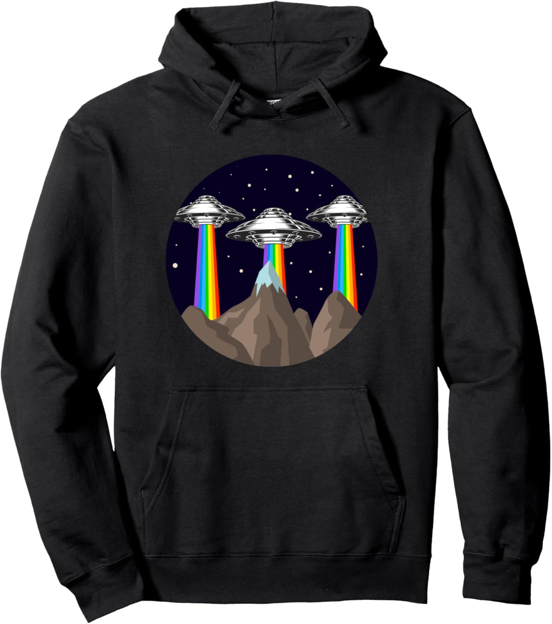 Ufo Flugscheibe Objekt Weltraum Alien Verschwörung Geschenk Pullover Hoodie